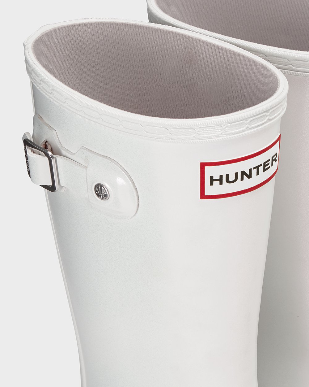 Bottes de Pluie Hunter Original Grands Nebula Enfant Argent OKGWEBY-70